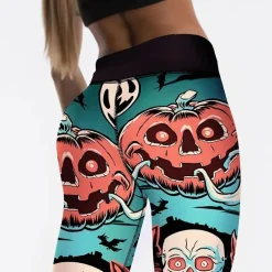 Screaming Pumpkin Leggings