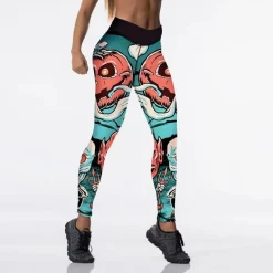 Screaming Pumpkin Leggings