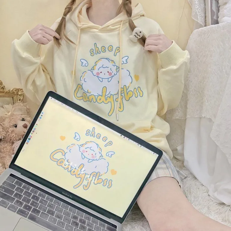Sheep Candyfloss Hoodie