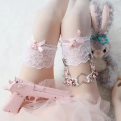 Sheer Babygirl Bow Stockings