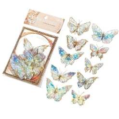 Shimmering Butterfly Stickers