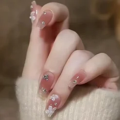 Short Angelic Press On Nails