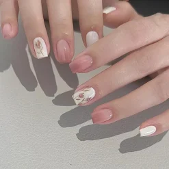 Short Angelic Press On Nails