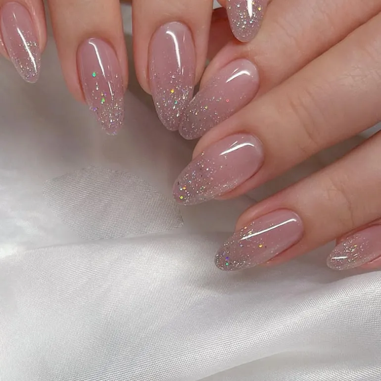 Short Angelic Press On Nails