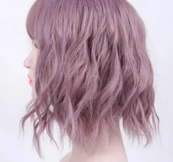 Short Wavy Pastel Wig