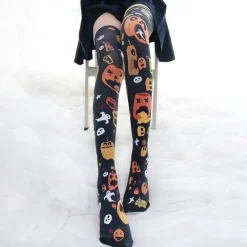 Sickly Pumpkin Stockings