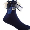 Silk & Ruffle Princess Socks