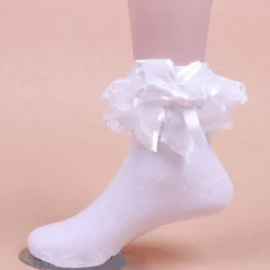 Silk & Ruffle Princess Socks