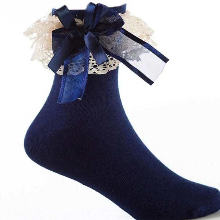 Silk & Ruffle Princess Socks