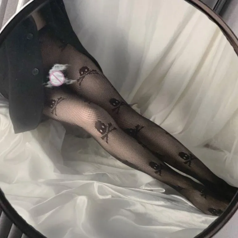 Skull Fishnet Stockings