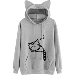 Sleepy Cat Hoodie