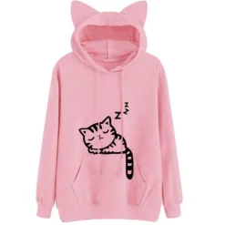 Sleepy Cat Hoodie
