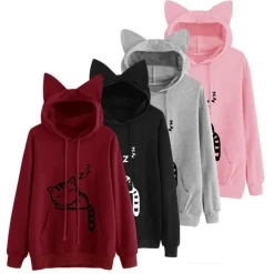 Sleepy Cat Hoodie