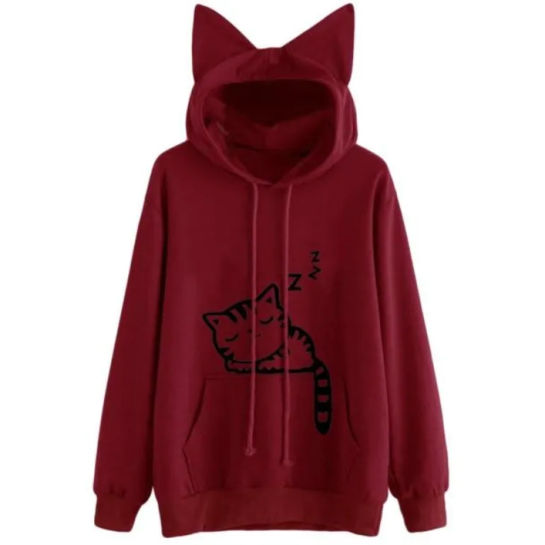 Sleepy Cat Hoodie