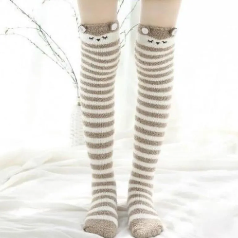 Sleepy Fox Thigh Highs