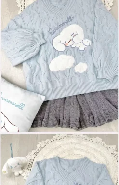 Sleepy Puppy Knit Sweater