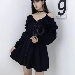 Slouchy Goth Dress