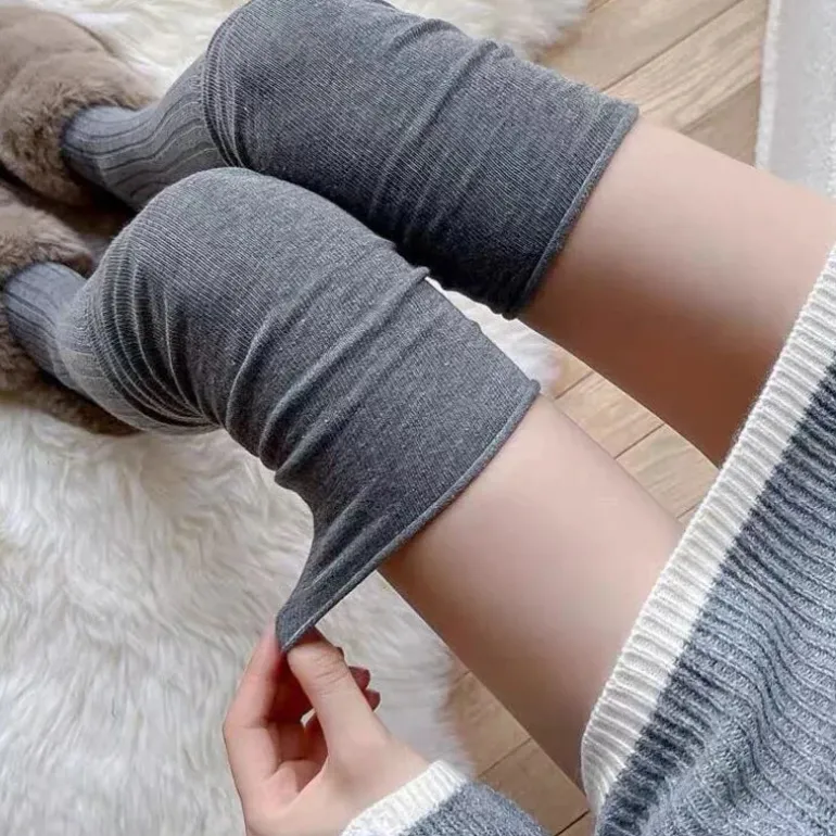 Slouchy Thigh High Socks