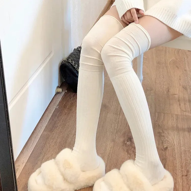 Slouchy Thigh High Socks