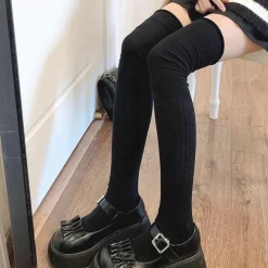 Slouchy Thigh High Socks