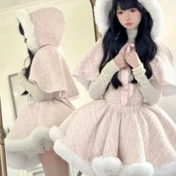 Snow Dumpling Tweed Outfit Set