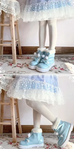 Snowy Bear Booties