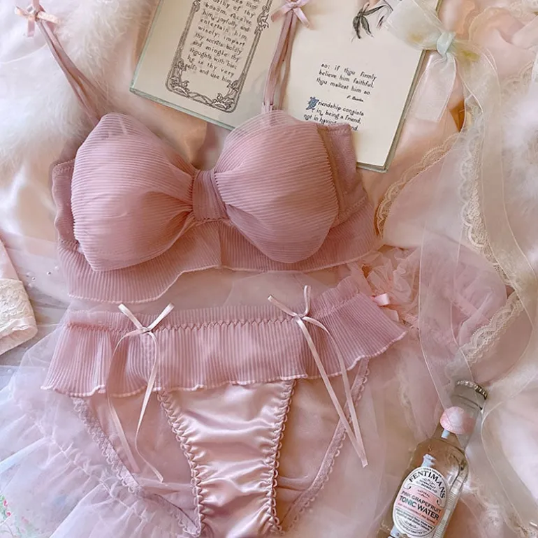 Soft Chiffon Princess Lingerie Set