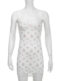 Soft Rosebud Tank Dress