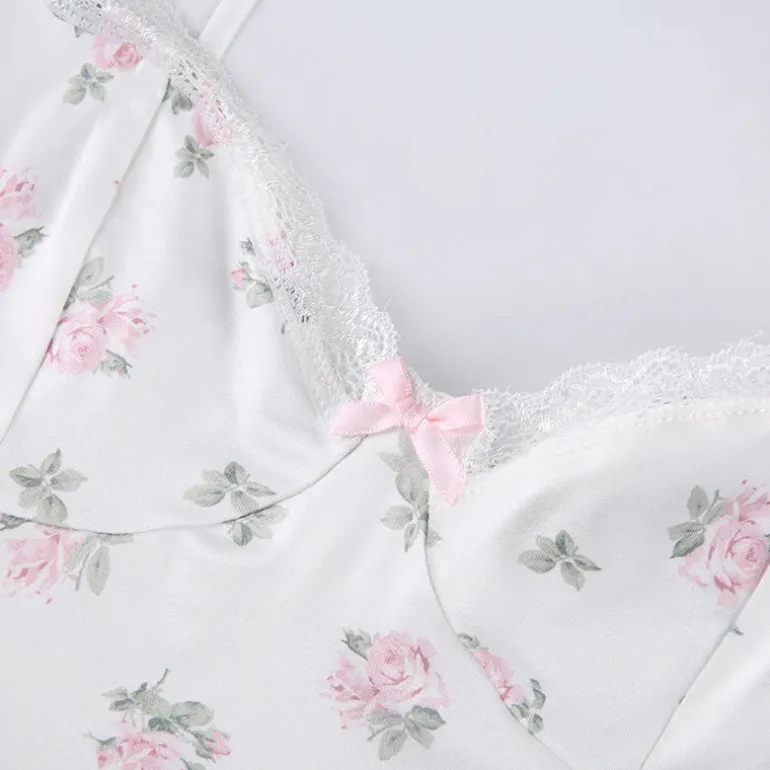 Soft Rosebud Tank Dress