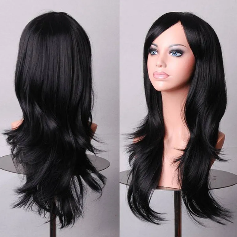 Solid Color Long Wigs