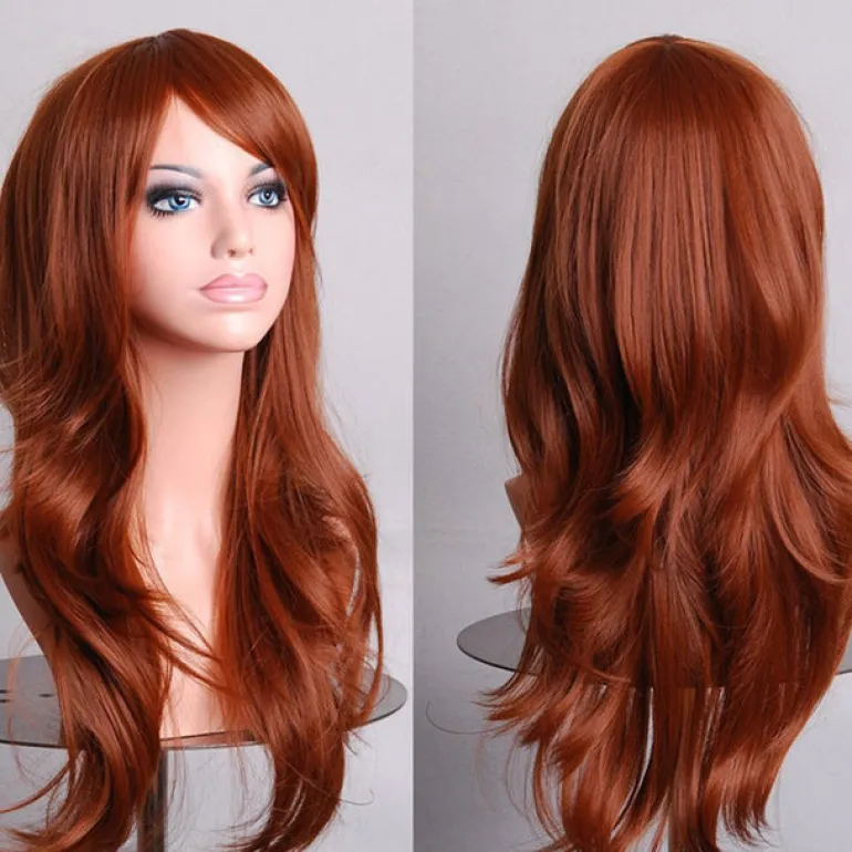 Solid Color Long Wigs