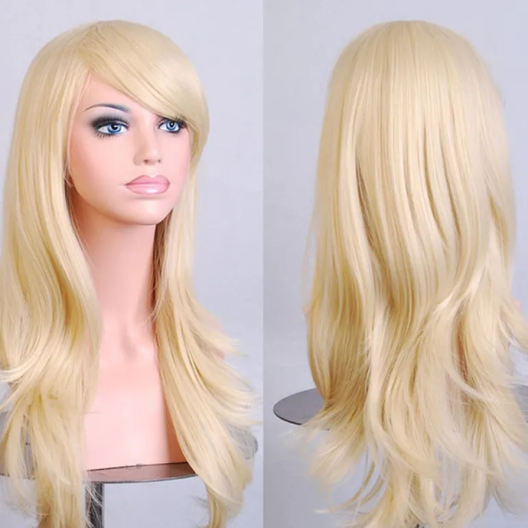 Solid Color Long Wigs