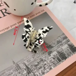 Speckled Butterfly Acrylic Hair Clips