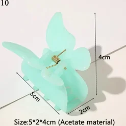 Speckled Butterfly Acrylic Hair Clips