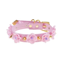 Spiked Floral Collar