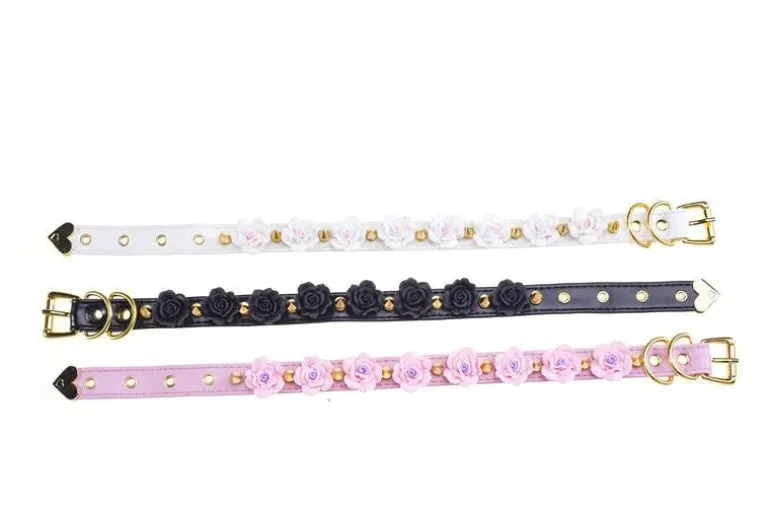 Spiked Floral Collar