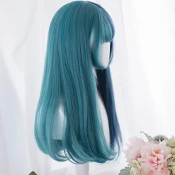 Split Blue Cosplay Wig