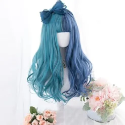 Split Blue Cosplay Wig