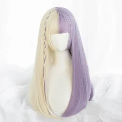 Split Lavender Cosplay Wig