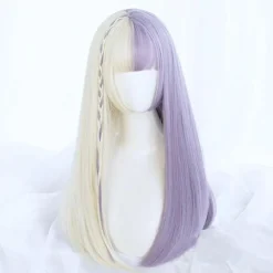 Split Lavender Cosplay Wig