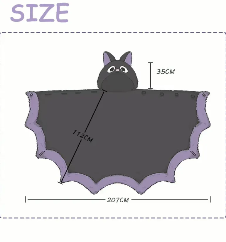 Spooky Halloween Bat Cloak