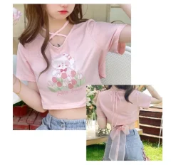 Spring Bunny Crop Top