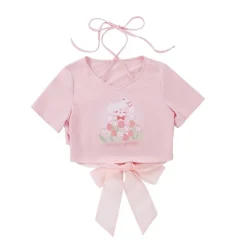 Spring Bunny Crop Top