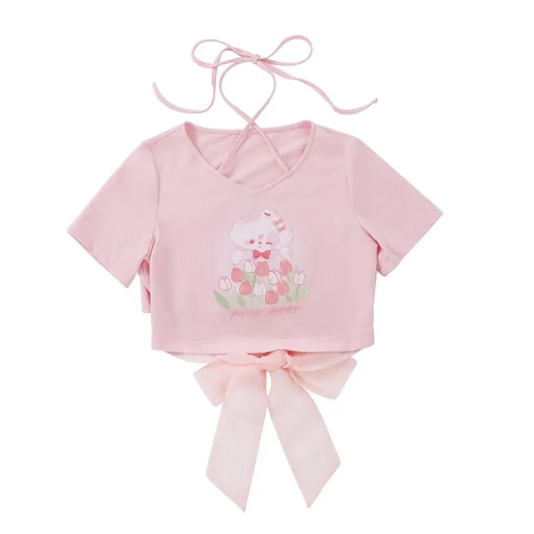 Spring Bunny Crop Top