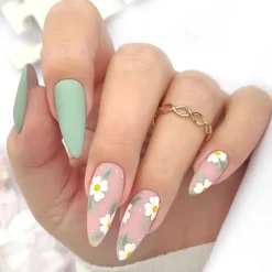 Spring Floral Press On Nails