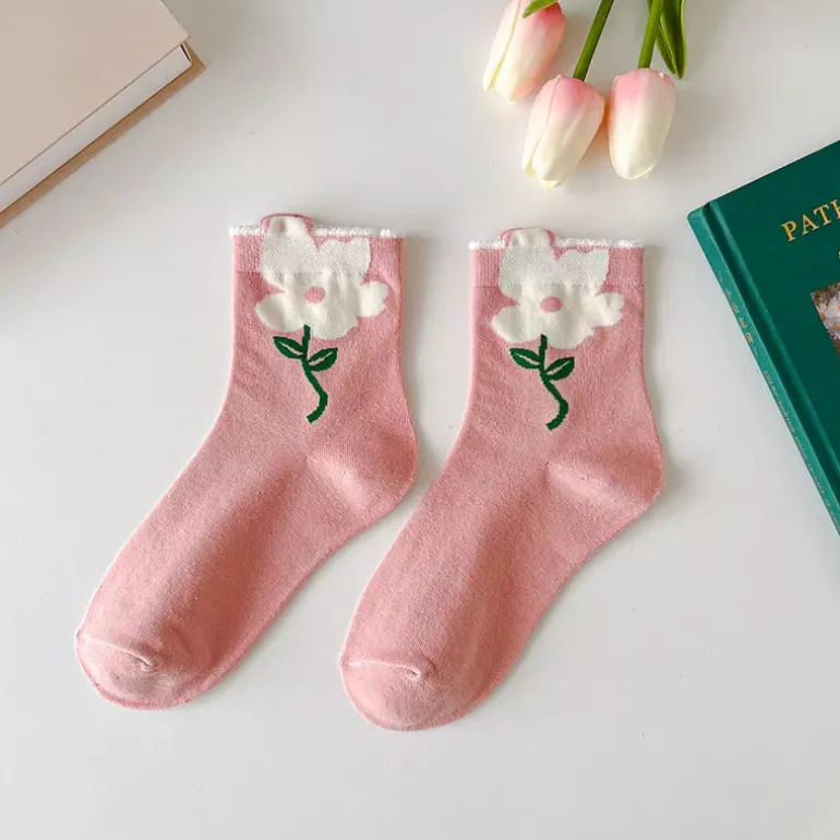 Spring Flower Socks