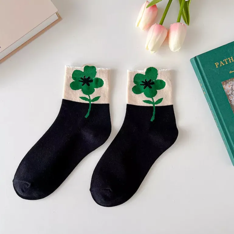 Spring Flower Socks