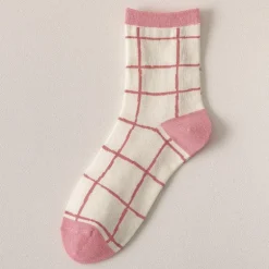 Spring Pink Floral Socks