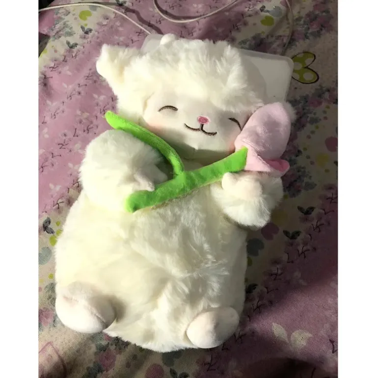Spring Tulip Lamb Plush