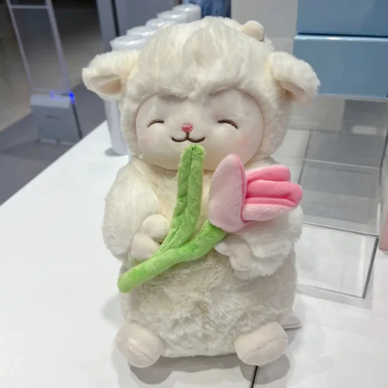 Spring Tulip Lamb Plush